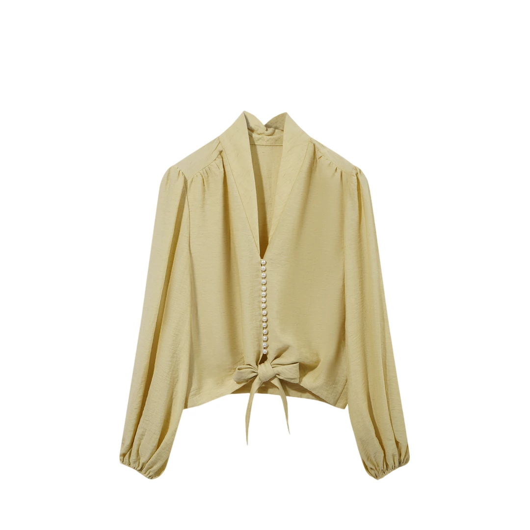 欧若风【龙哥专属】C7F30080H百搭衬衣女-0080