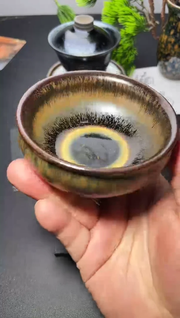 茶盏143叶紫建盏