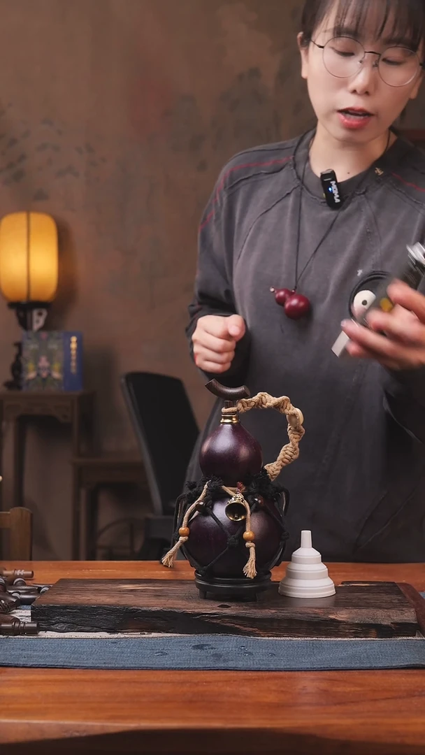 1708号精品大漆葫芦防腐防渗装水茶酒