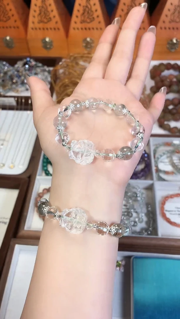 水晶手串未镶嵌手串小狐狸
