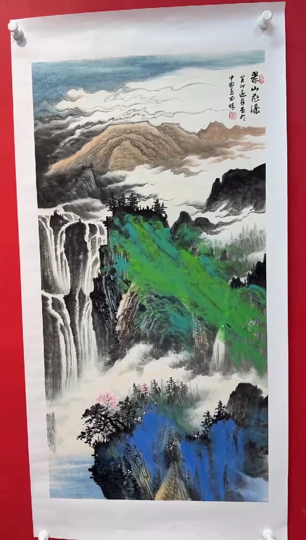 国画画家陆远华纯手绘原作