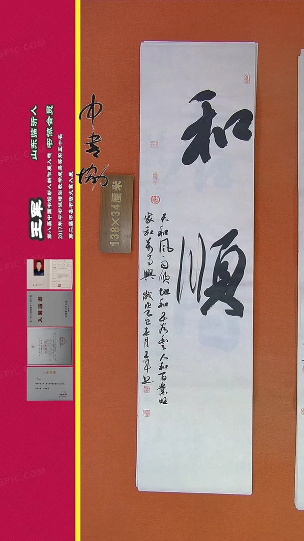 【闪购商品】书法272王军书法作品