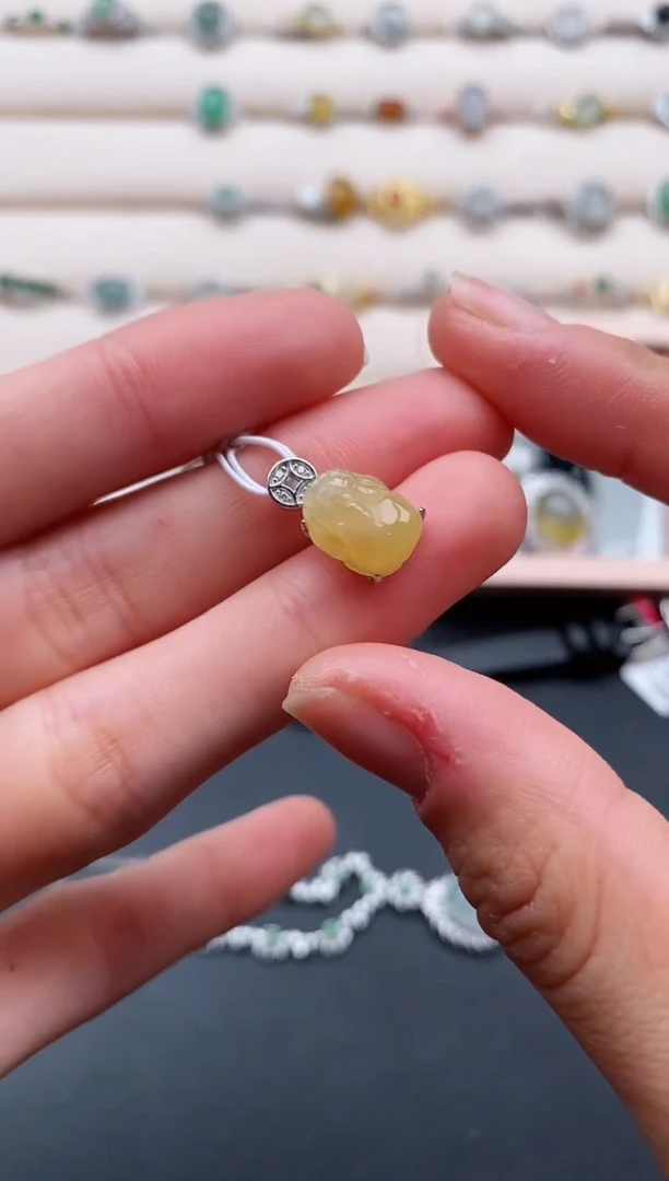 银S925镶嵌戒指翡翠55555555+8