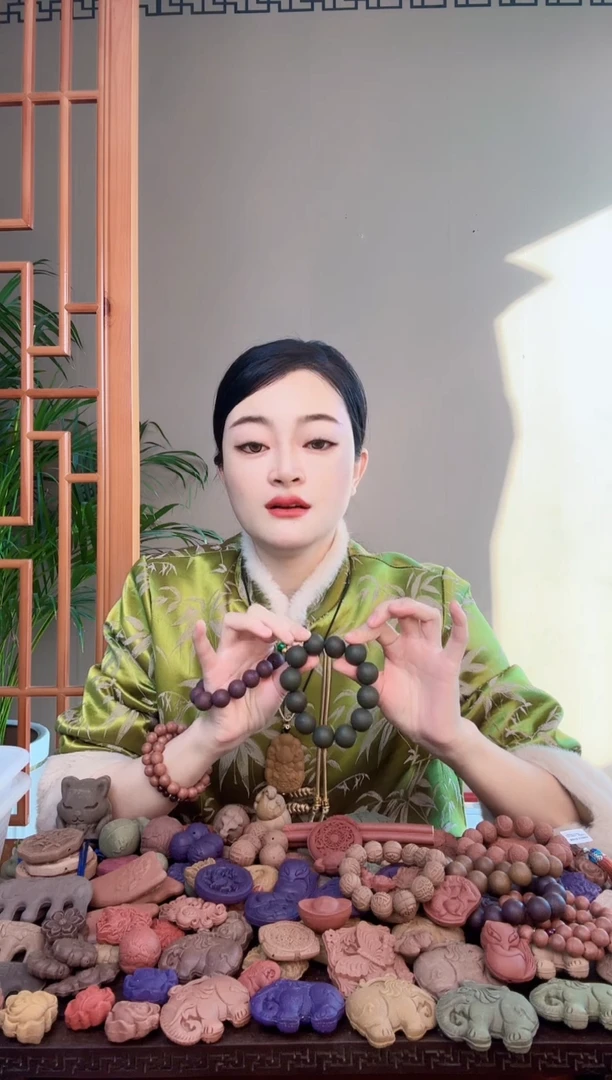 【闪购商品】泥塑藏式养生香1.8光珠手串