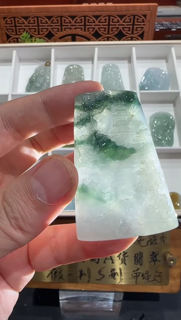 未镶嵌挂件翡翠A货翡翠多样性孤品