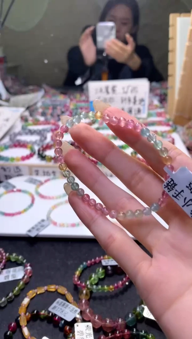 未镶嵌手串碧玺A82【天然碧玺】