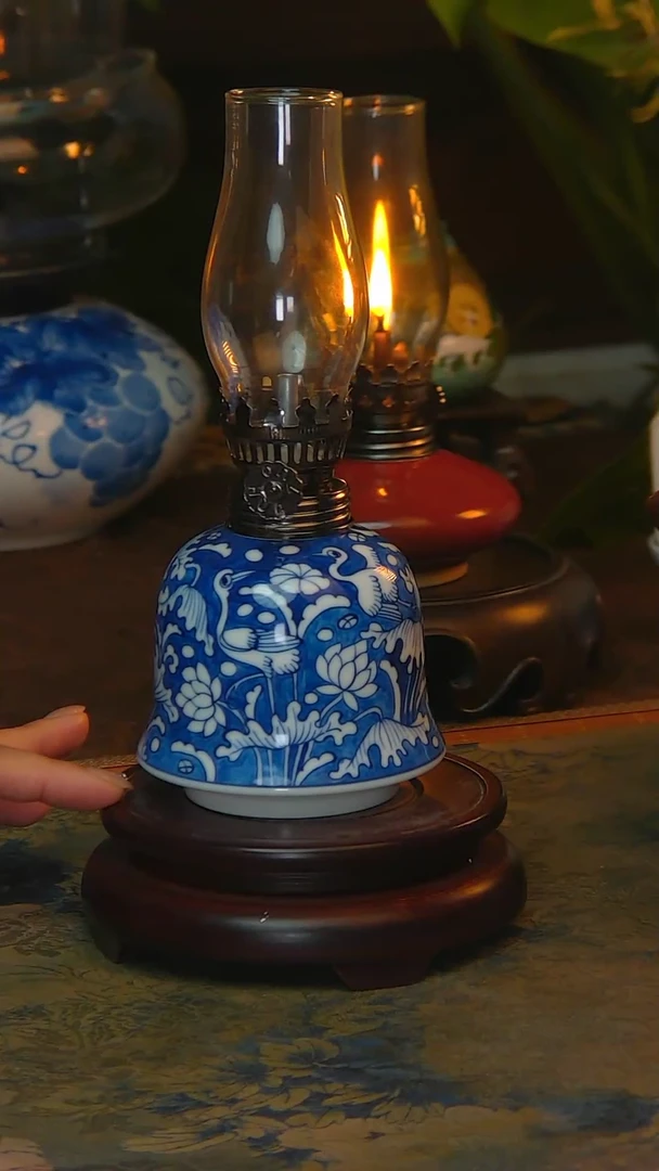 【闪购商品】景德镇陶瓷灯摆件