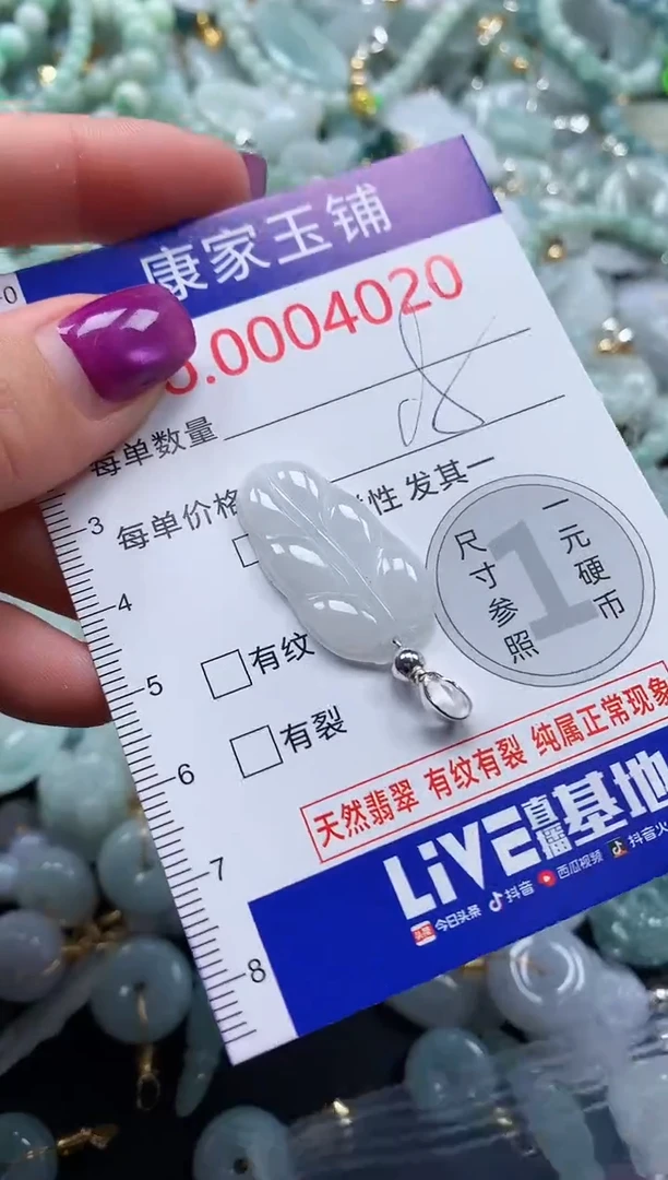 颈饰未镶嵌翡翠4020