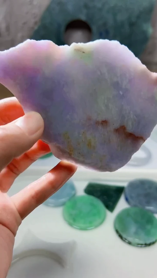 裸石翡翠天然翡翠A货玉 南 647