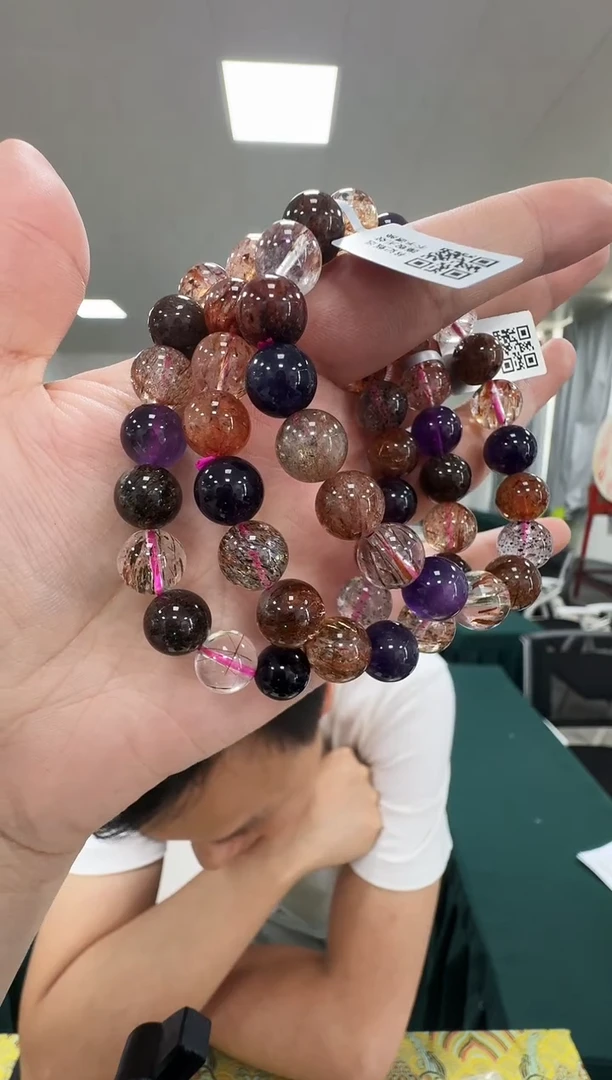 水晶手链未镶嵌6749CK 约10mm多样式发一件