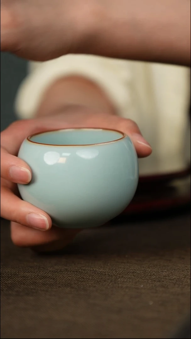 禅定杯 带底款