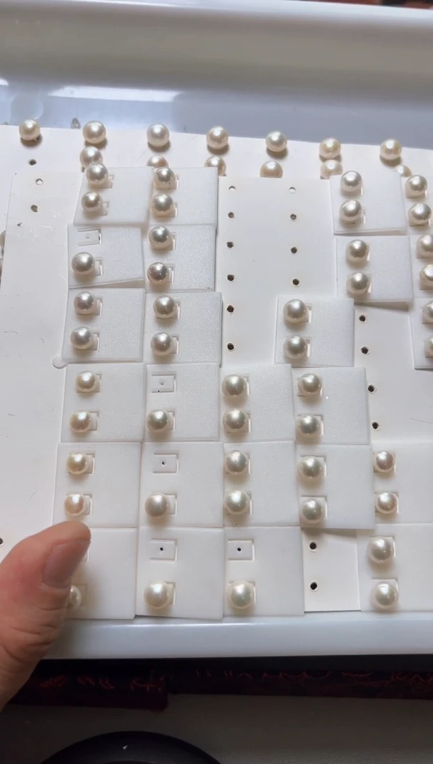 【闪购商品】淡水珍珠耳饰银S925镶嵌淡水珍珠耳饰买一送一