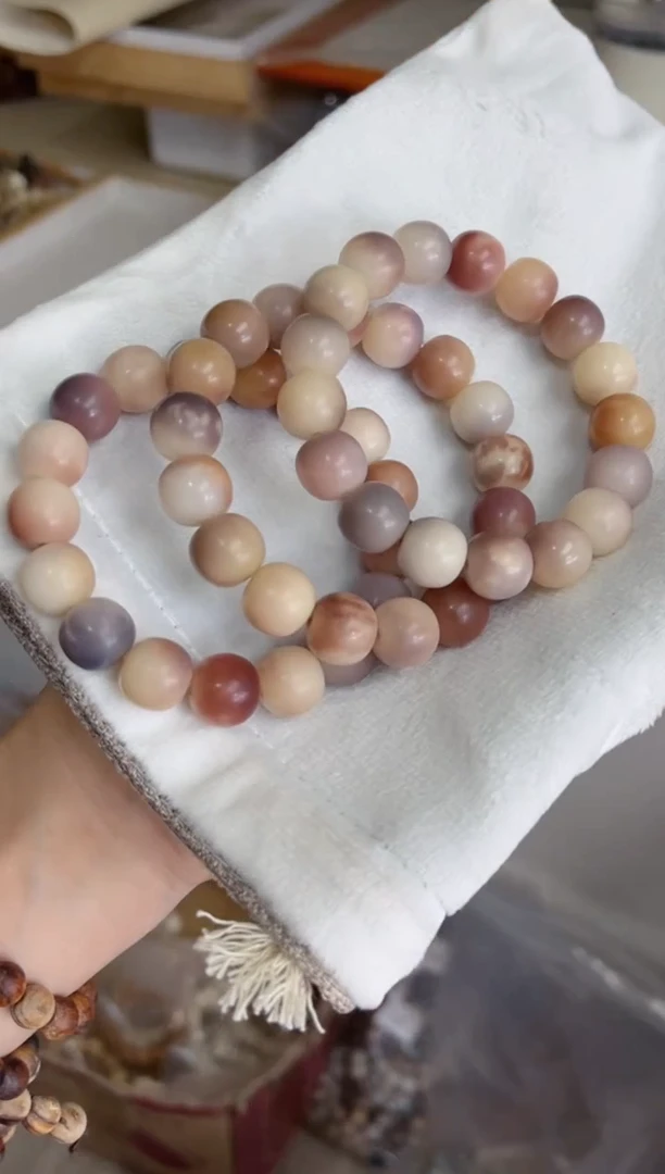 菩提根/象牙果手串q62紫美人干磨苹果12*13手串