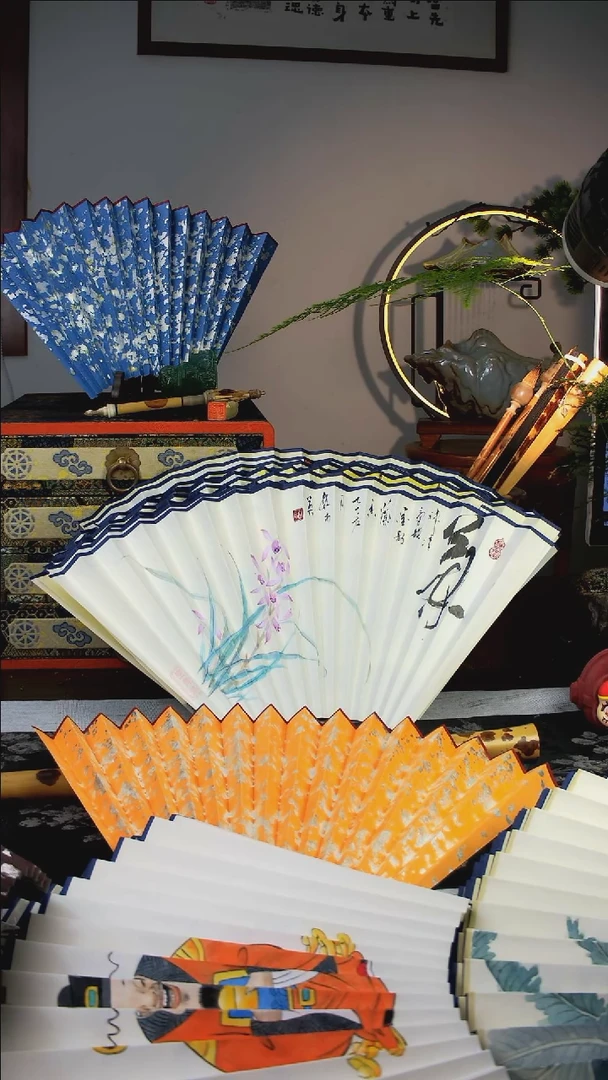 扇子手绘扇面  95  16  2.0