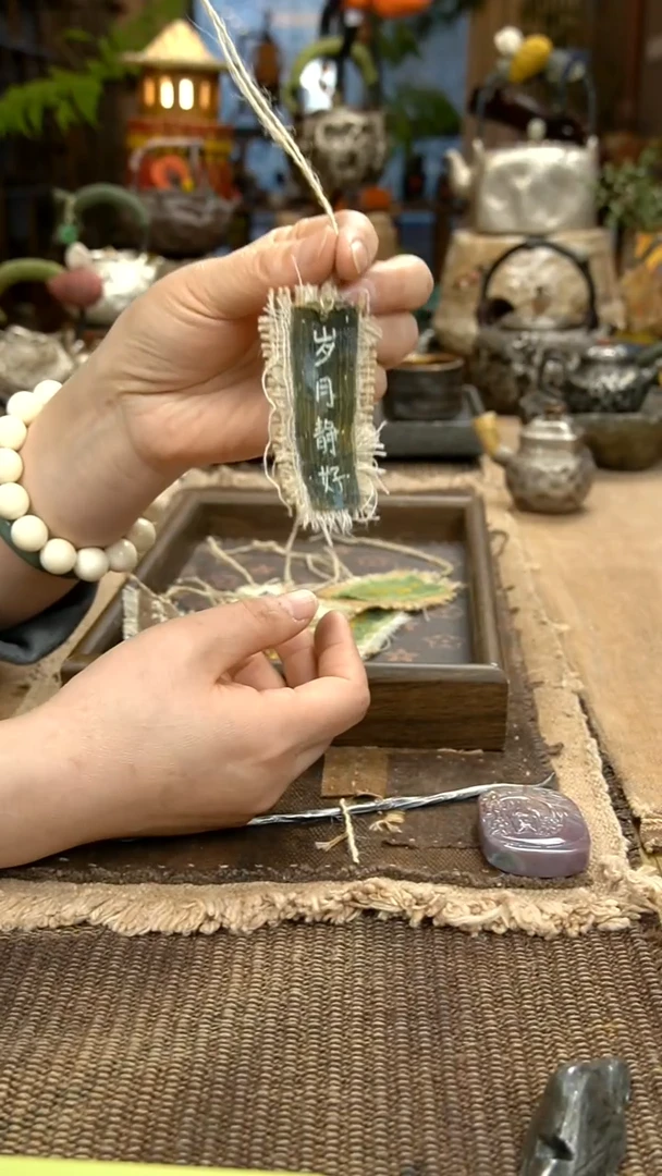 纯手工布艺书签挂件