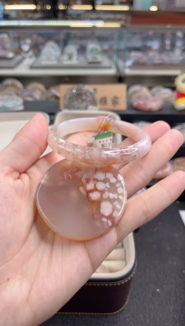 石英质玉手镯未镶嵌59圈口 （赠品镯心）3445562