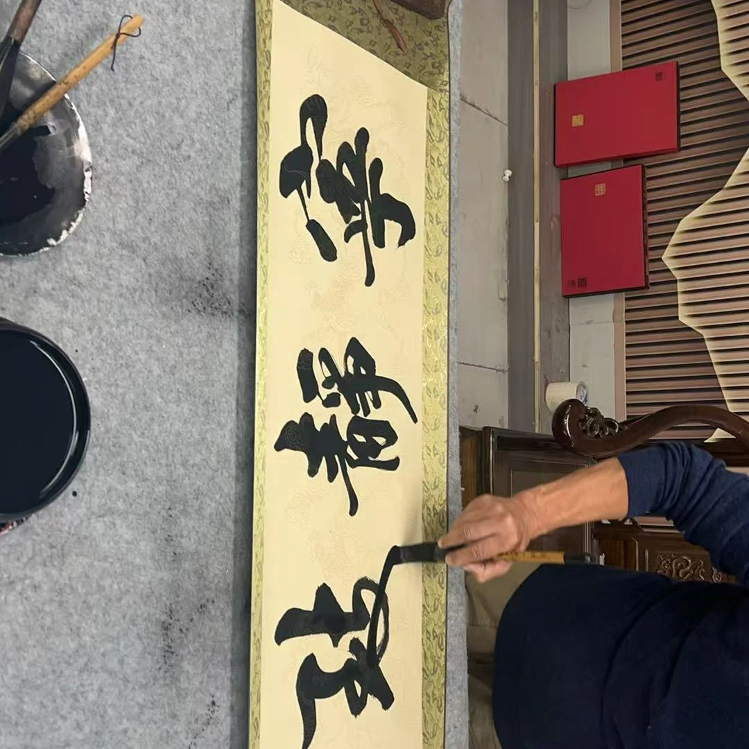 橱窗展示/文峰艺术展厅/刘家福老师/宣纸书法/带证书带授权