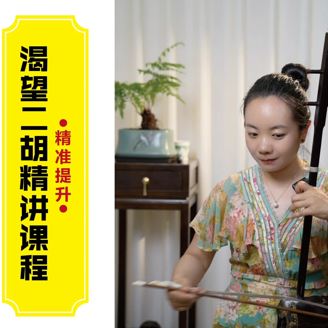 芳菲老师精讲《渴望》二胡曲（留意短信解锁课程）