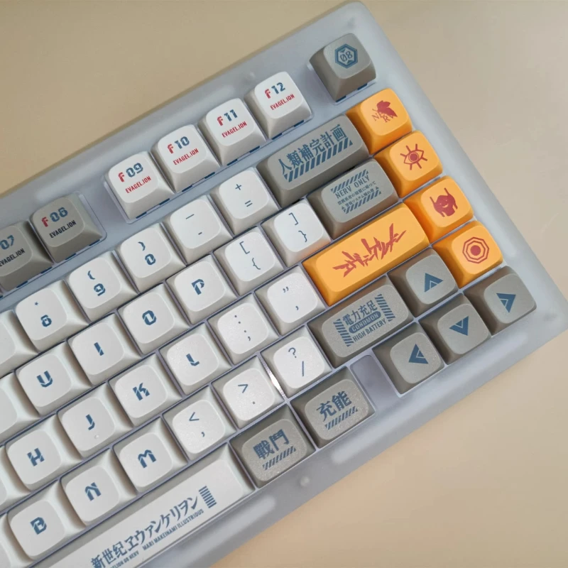 eva键帽4号机键帽XDA高度键帽pbt热升华小全套适配透光机械键盘
