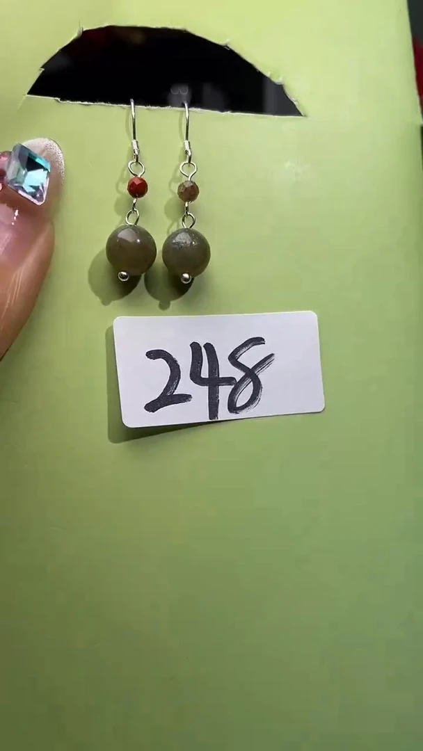 紫晶耳饰银S925镶嵌喜欢拍