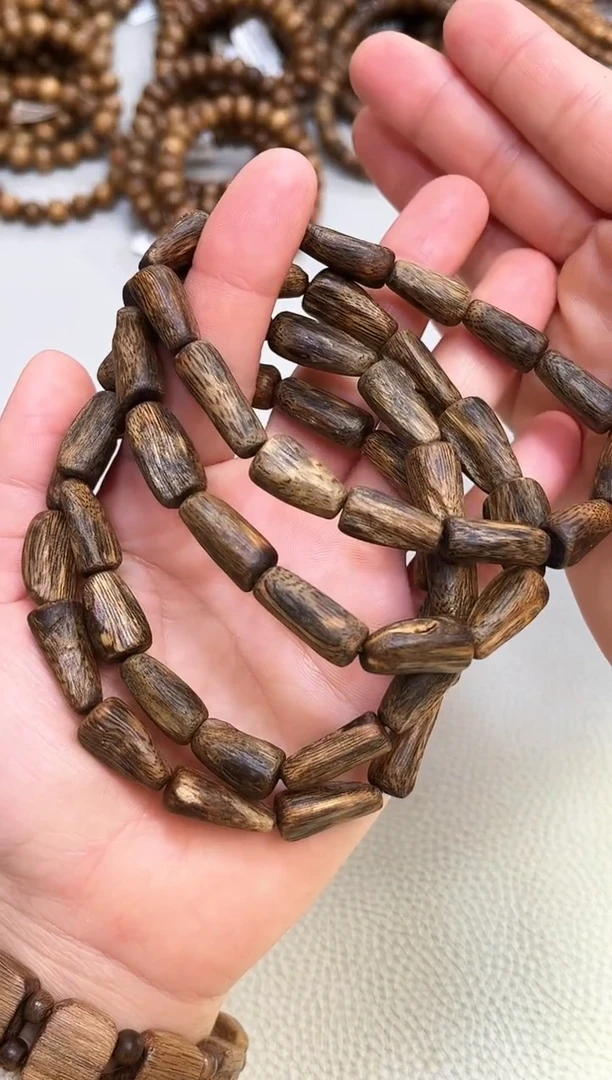 沉香手串棋楠红金猊全沉水随型单圈手串多样性发其一