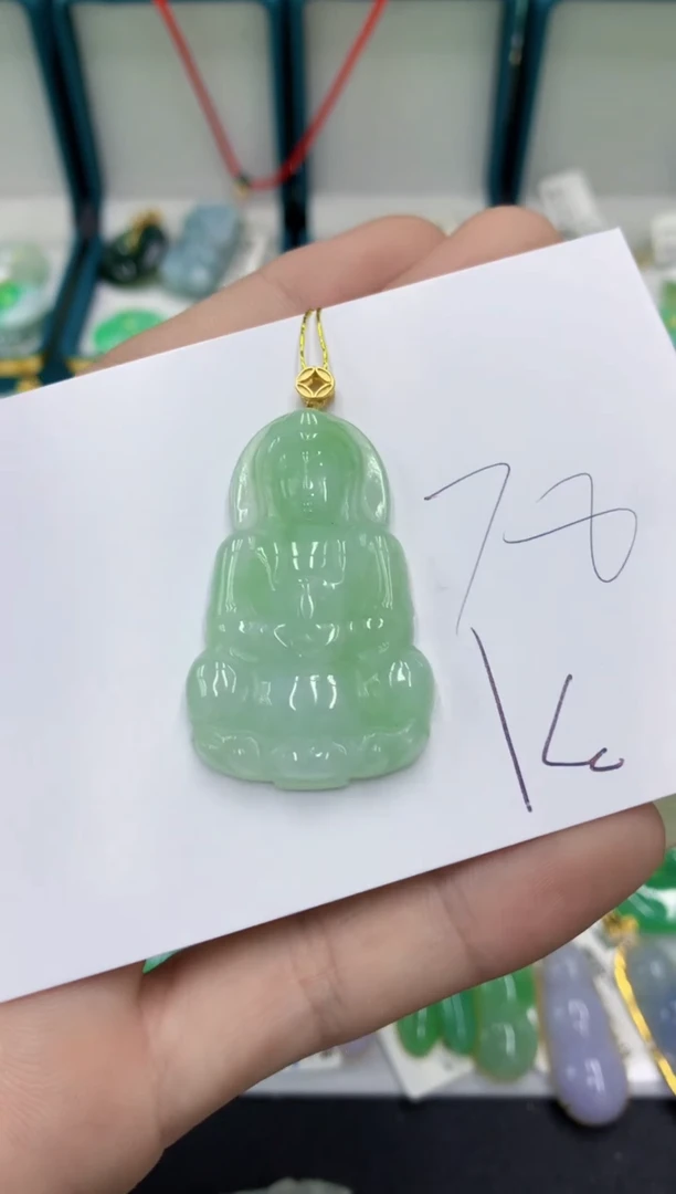 翡翠未镶嵌颈饰翡翠