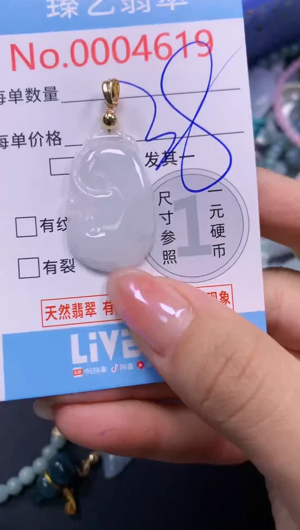 颈饰未镶嵌翡翠4619