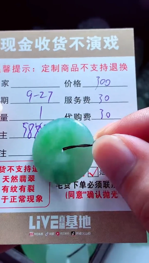 未镶嵌定制翡翠飞**石翡翠毛货定制561945