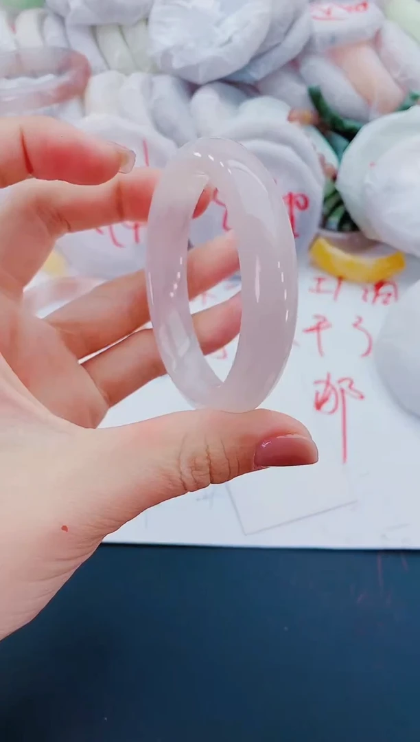 未镶嵌手镯石英质玉L180-54-55