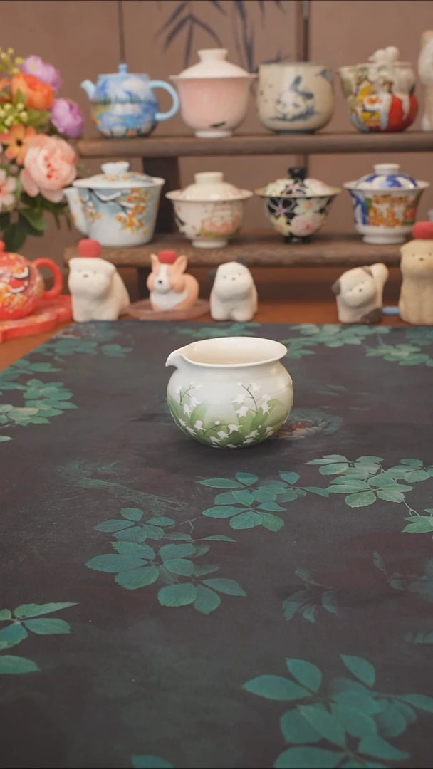 是泥吖 铃兰花公道杯