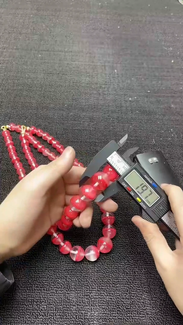 【闪购商品】硅化珊瑚项链未镶嵌精美项链65