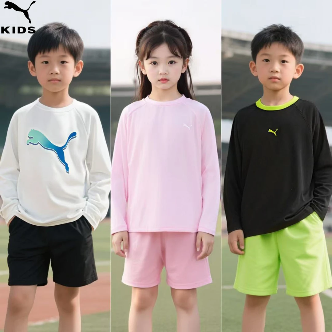 【断码清货】彪马新款儿童欧若风长袖吸湿速干凉爽353225100201