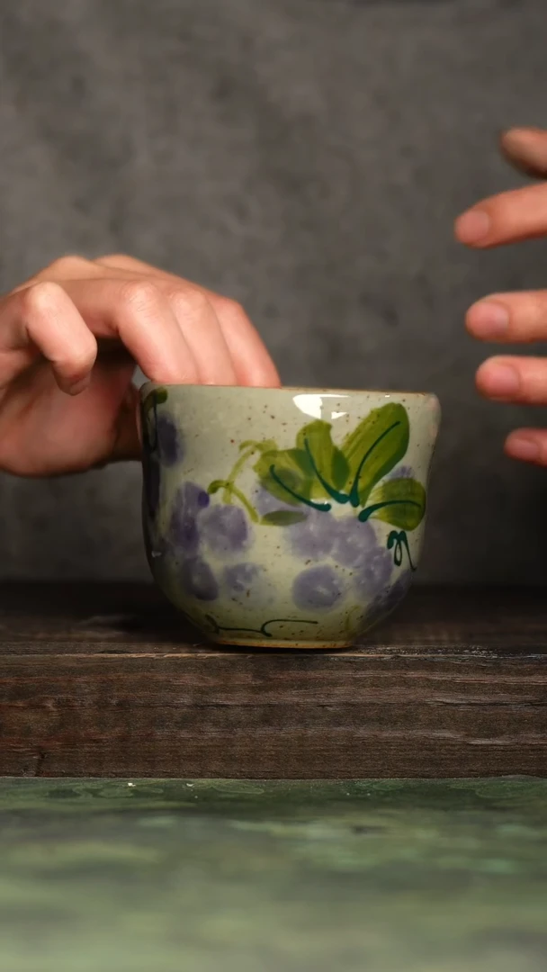 【闪购商品】杯青诗手工手绘瓷器