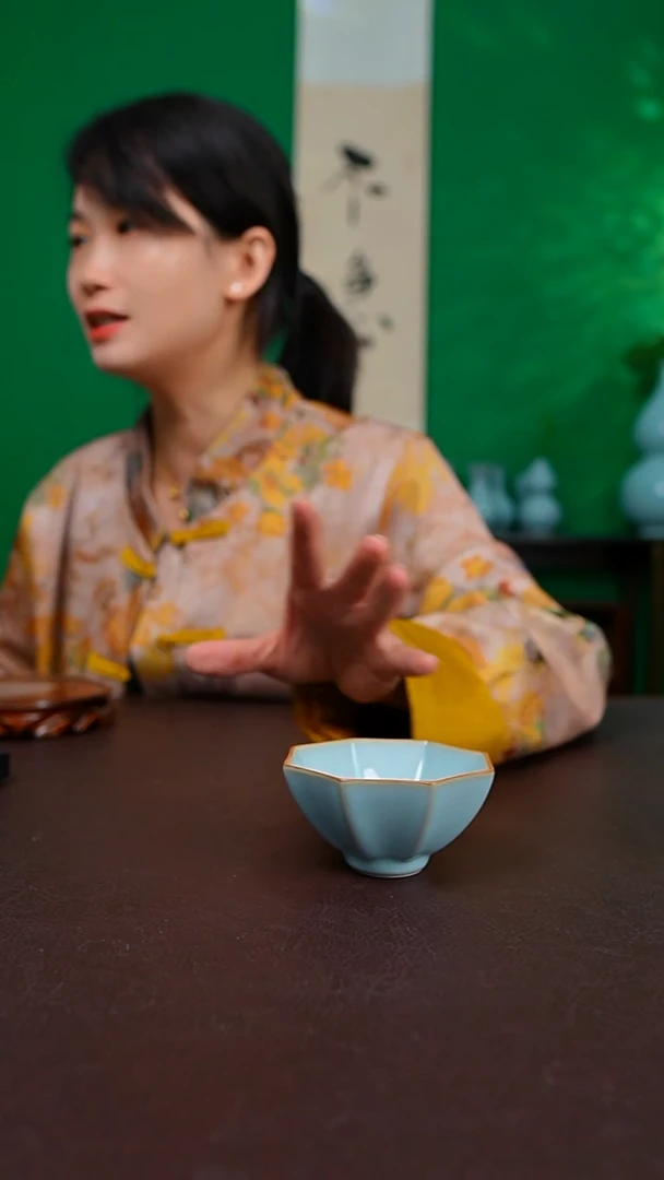 天青新品大八方杯不完美 四只 简装