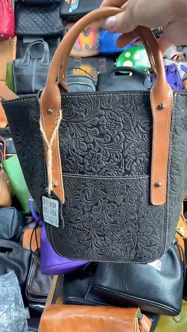 头层牛皮手提斜挎593.