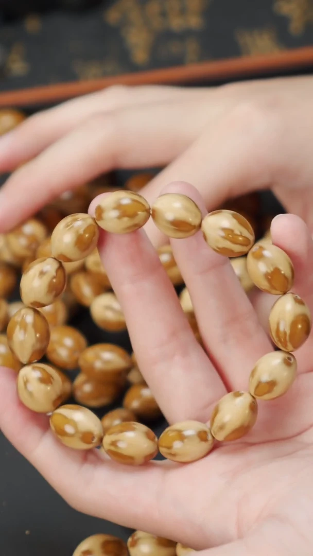 紫金鼠手串花皮枣珠13