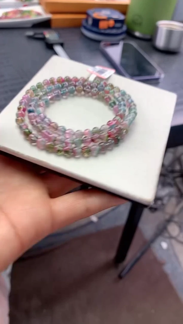 未镶嵌手串碧玺多样性发一条