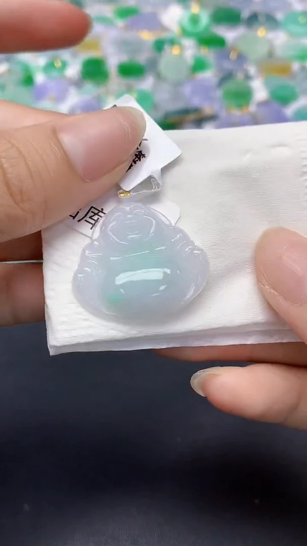 翡翠未镶嵌颈饰天然缅甸a货翡翠