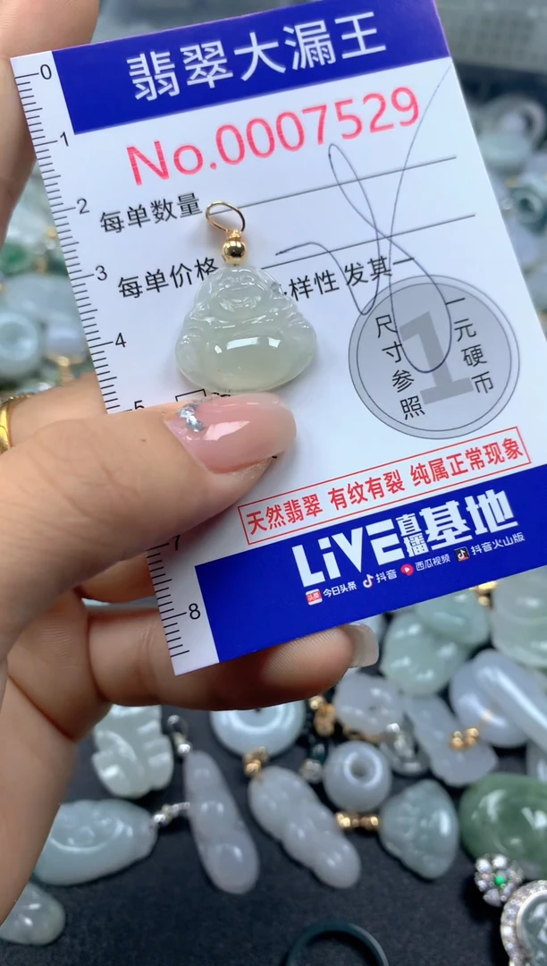 颈饰未镶嵌翡翠7529