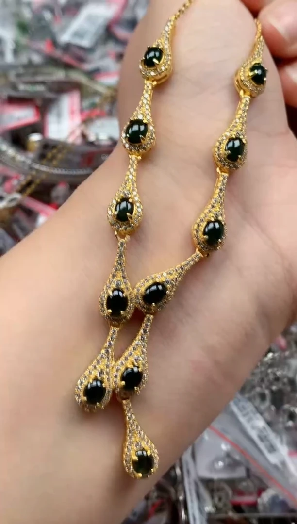 银S925镶嵌戒指翡翠天然A货缅甸翡翠
