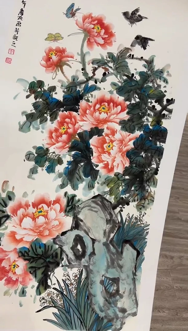 国画50赵隆轩美术馆李庆友老师作品