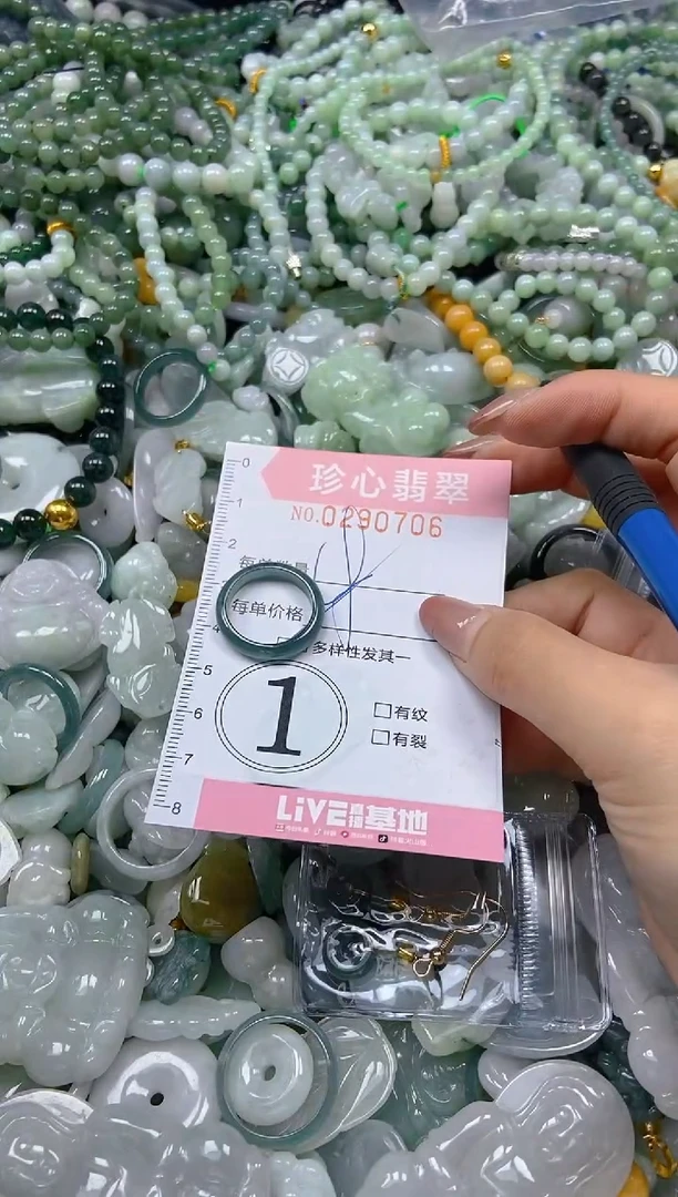 翡翠未镶嵌颈饰闪购0290706多样性发其一