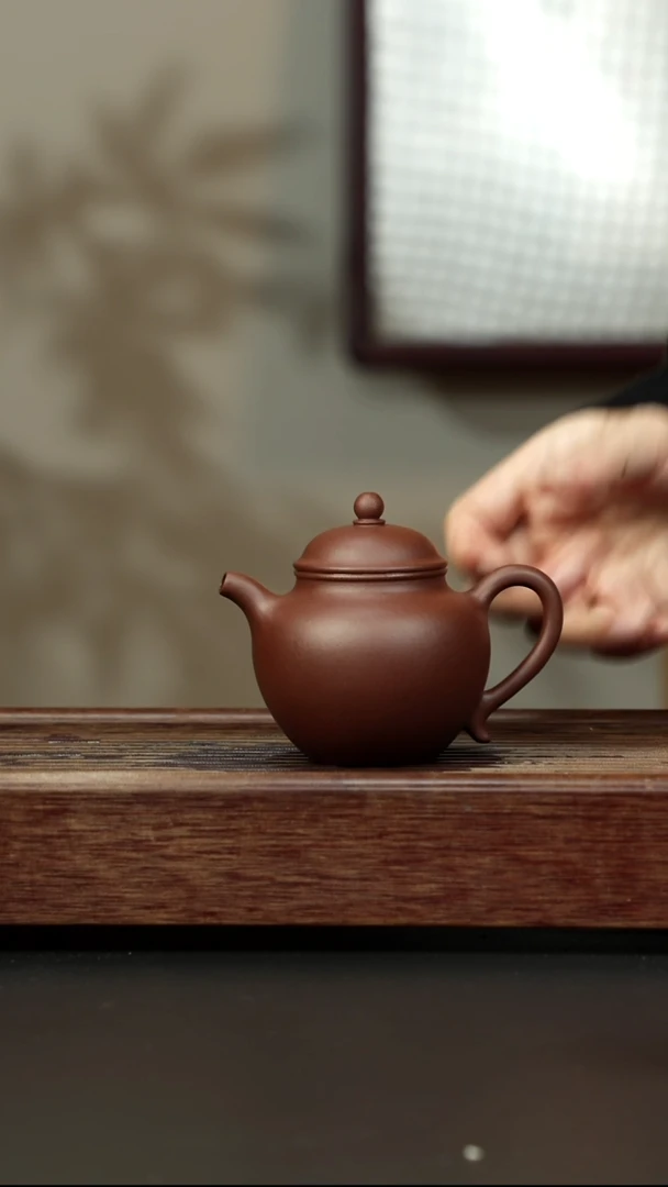 紫砂茶壶老紫泥 秋水 170左右