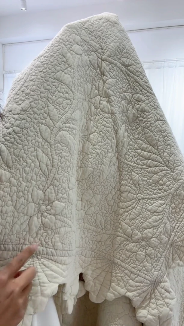 棉250*270纯棉床盖102号破损微瑕