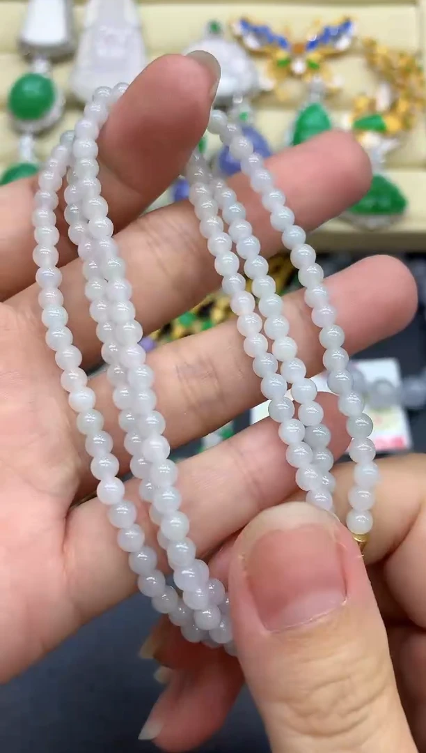 颈饰未镶嵌翡翠143-中国好珍宝