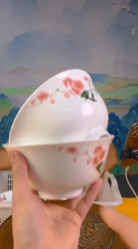 摆件景德镇陶瓷青花摆件85