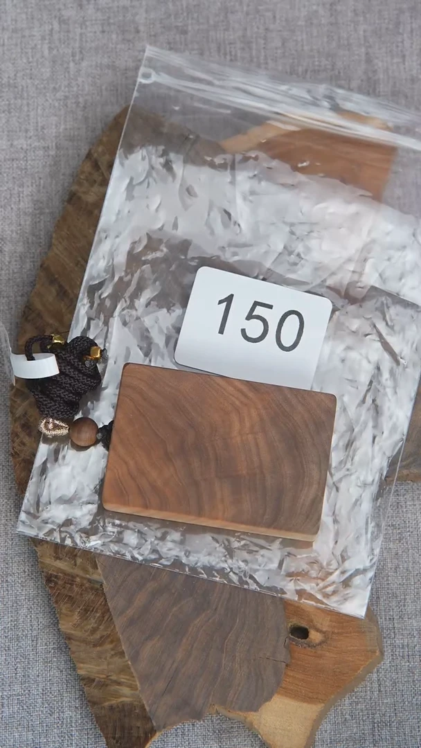 檀香木吊坠51号料461.2平安无事牌 随机150