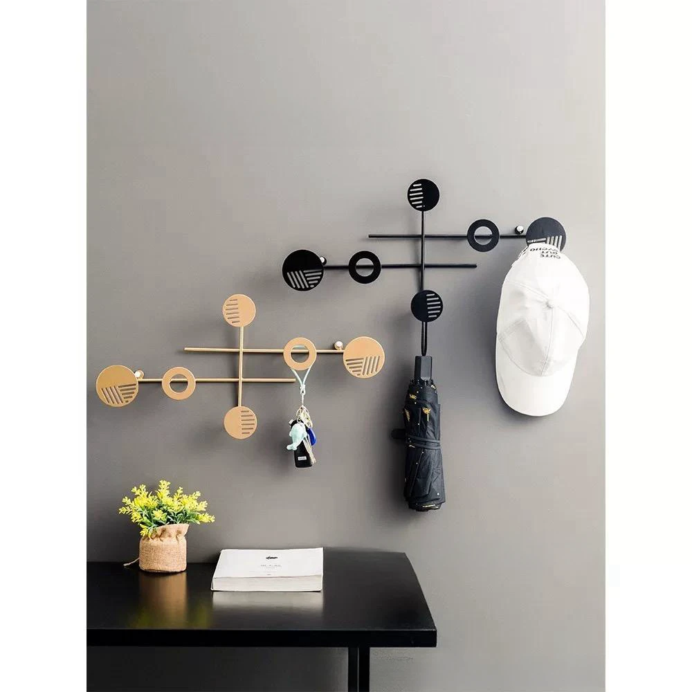 北欧风创意玄关进门要是壁挂置物架装饰挂钩