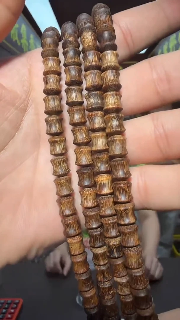 沉香手串90号金丝竹节珠多样性发一