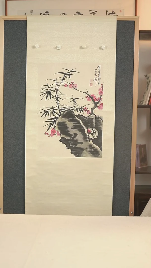 国画厉*笙谢老师 花鸟画二尺